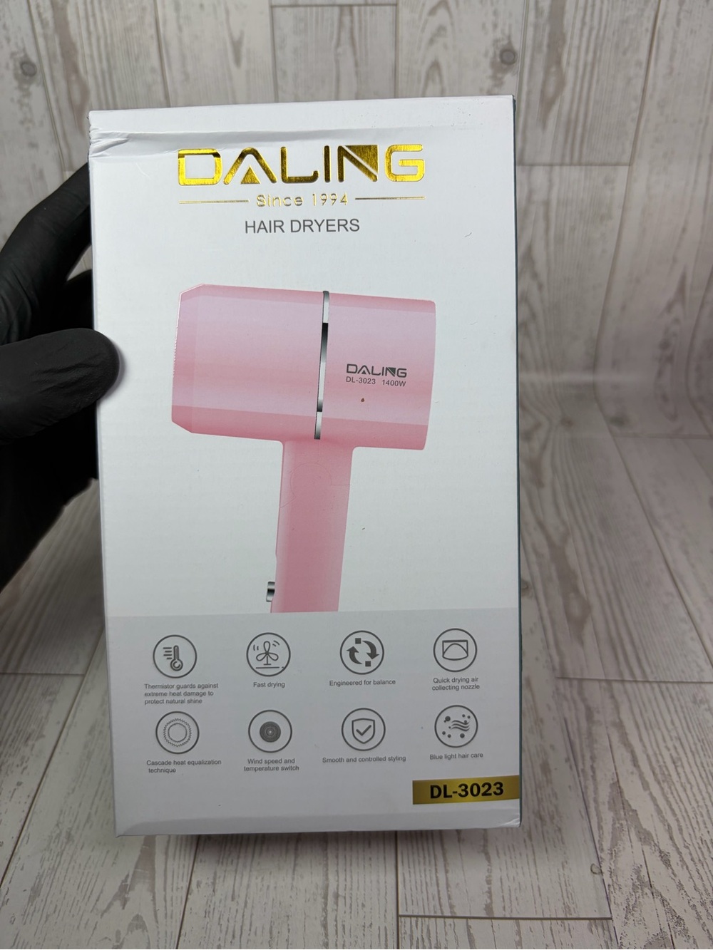 Darling Pink Travel Hair Dryer DL-3023 Compact Design